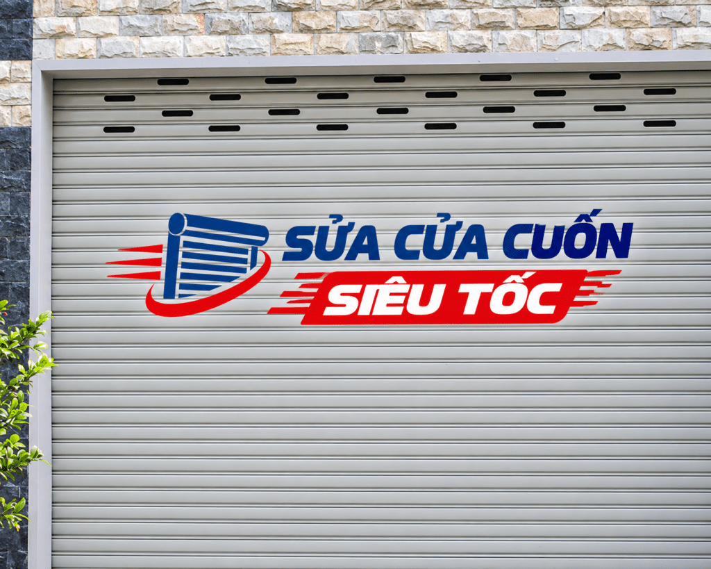 Hiện tượng cửa cuốn Đài Loan bị kẹt lá do xô nan và bám bùn đất tại ray dẫn hướng