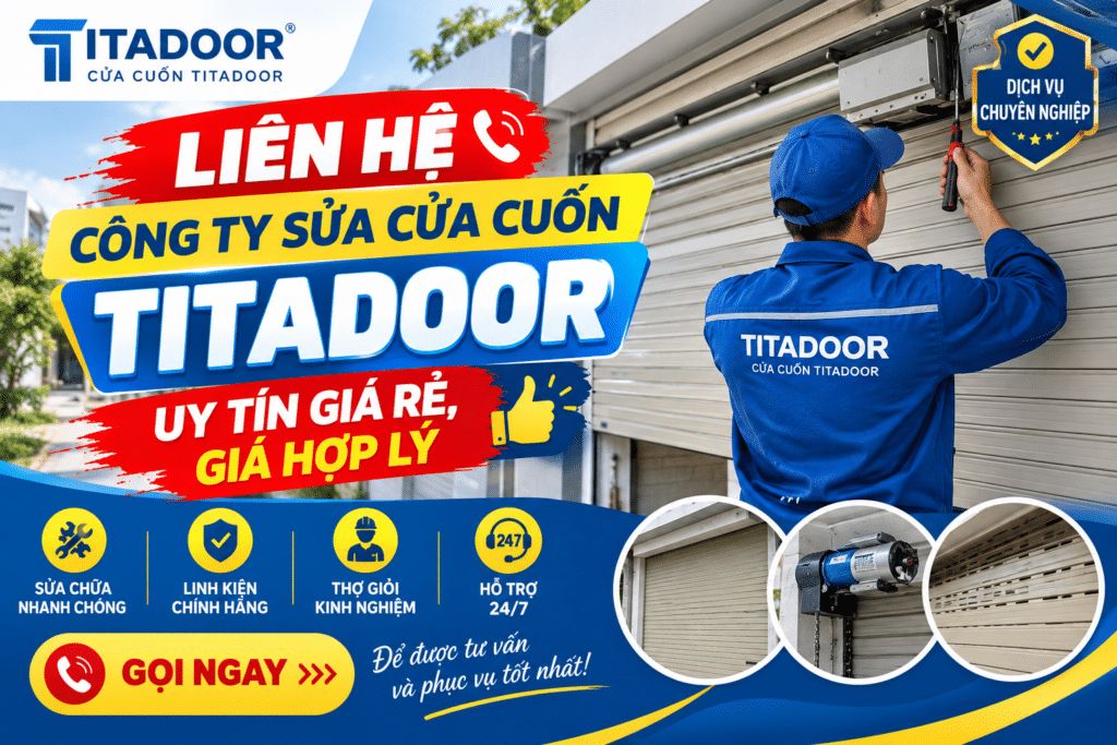 Sửa Cửa Cuốn Titadoor