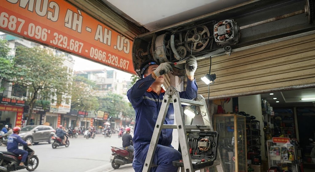 Cửa Cuốn Không Lên Xuống