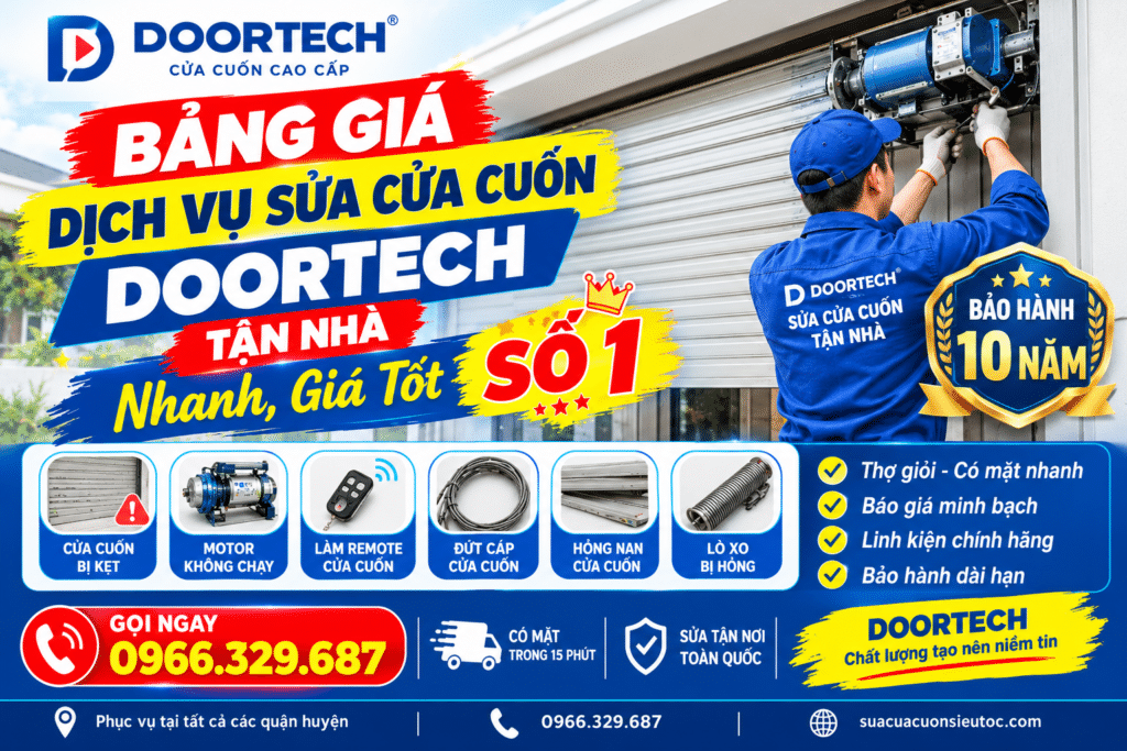 Sửa Cửa Cuốn Doortech