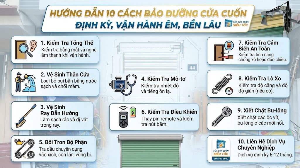 Bảo Dưỡng Cửa Cuốn