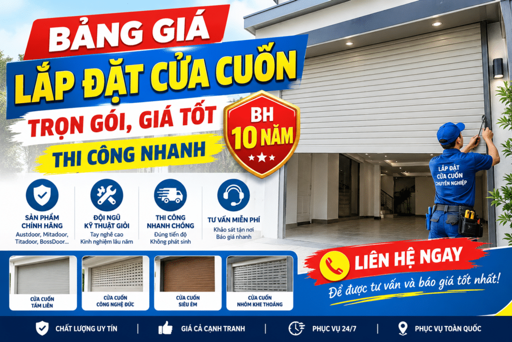 Lắp Đặt Cửa Cuốn